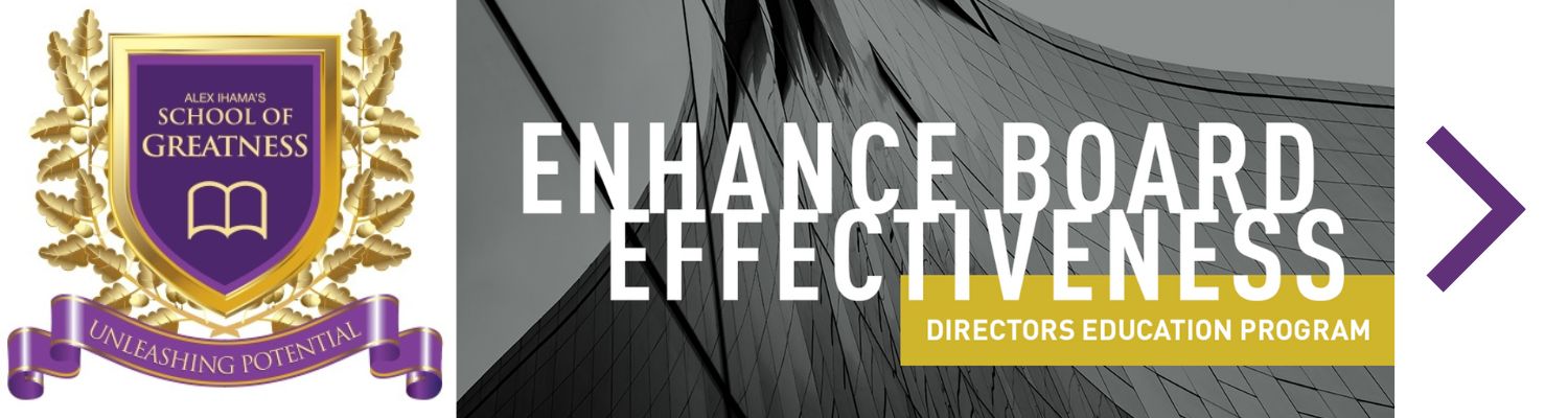 School of Greatness' Board of Directors Certification Program 