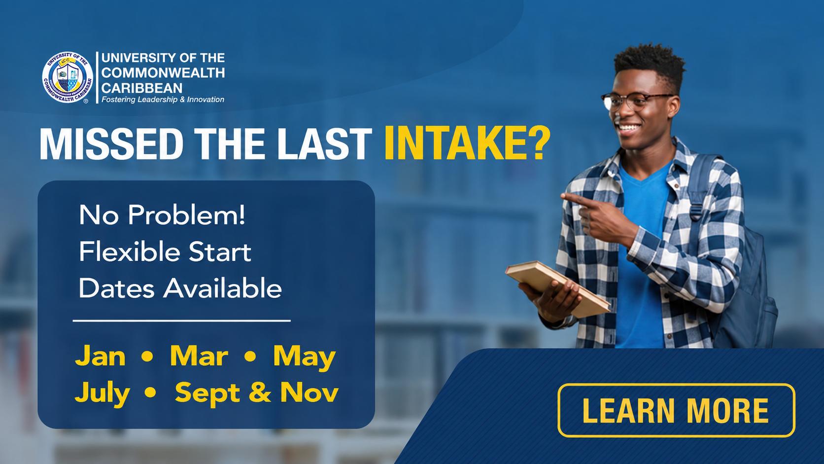 Missed the last intake? No problem. Flexible start dates are available in March, May, July, September and November.